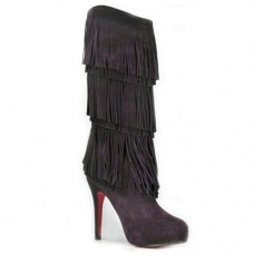 Christian Louboutin Forever Tina 140mm Boots Dark parme Christian Louboutin Forever Tina 140mm Boots Dark parme