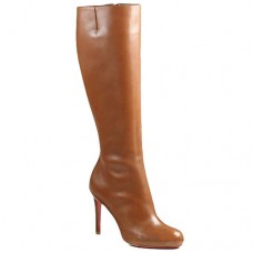 Christian Louboutin Simple Botta 100mm Boots Brown Christian Louboutin Simple Botta 100mm Boots Brown