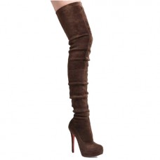 Christian Louboutin Gazolina 140mm Boots Brown Christian Louboutin Gazolina 140mm Boots Brown