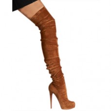 Christian Louboutin Gazolina 140mm Boots Chocolate Christian Louboutin Gazolina 140mm Boots Chocolate