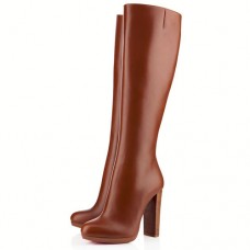 Christian Louboutin MiraBelle 120mm Boots Brown Christian Louboutin MiraBelle 120mm Boots Brown