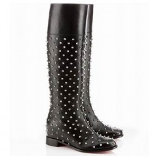 Christian Louboutin Meneboot 40mm Botki Czarne Christian Louboutin Meneboot 40mm Botki Czarne