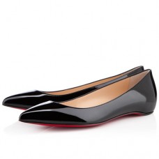 Baleriny Christian Louboutin Pigalle w kolorze czarnym