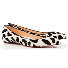 Baleriny Christian Louboutin Pigalle w kolorze czarnym