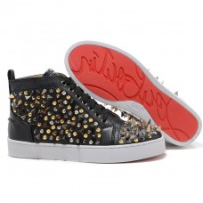 Christian Louboutin Louis Spikes Sneakers Czarne