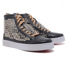 Christian Louboutin Louis Spikes Sneakers Czarne