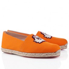 Sandały Christian Louboutin Papi Hugo w kolorze pomarańczowym Sandały Christian Louboutin Papi Hugo w kolorze pomarańczowym