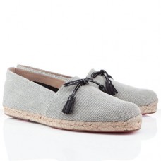 Sandały Christian Louboutin Papiounet w kolorze jasnoszarym Sandały Christian Louboutin Papiounet w kolorze jasnoszarym