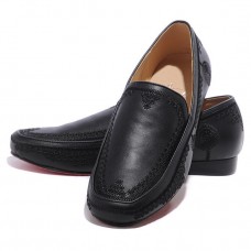 Mokasyny Christian Louboutin Croc Maroc w kolorze czarnym Mokasyny Christian Louboutin Croc Maroc w kolorze czarnym