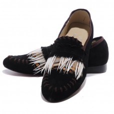 Mokasyny Christian Louboutin Croc Woodoo w kolorze czarnym Mokasyny Christian Louboutin Croc Woodoo w kolorze czarnym