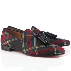 Mokasyny Christian Louboutin Daddy Loafers Red Mokasyny Christian Louboutin Daddy Loafers Red