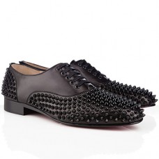 Mokasyny Christian Louboutin Freddy w kolorze czarnym