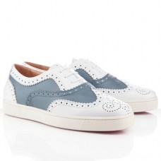 Mokasyny Christian Louboutin Golfito niebieskie