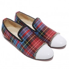 Mokasyny Christian Louboutin Rollerboy w kolorze czerwonym