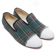 Mokasyny Christian Louboutin Rollerboy w kolorze zielonym