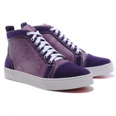Christian Louboutin Louis Rhinestones Sneakers Parme Christian Louboutin Louis Rhinestones Sneakers Parme