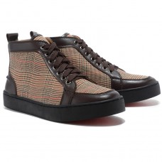 Brązowe trampki Christian Louboutin Rantulow