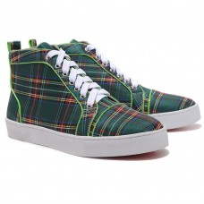 Christian Louboutin Louis TarTaupe Sneakersy Zielone