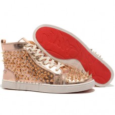 Christian Louboutin Louis Pik Pik Sneakers Brąz Christian Louboutin Louis Pik Pik Sneakers Brąz