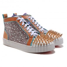 Christian Louboutin Louis Spikes Sneakers Wielokolorowe