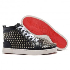 Christian Louboutin Louis Spikes Sneakers Czarne