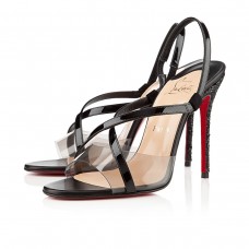 Sandały Christian Louboutin Coup De Bleu 100 mm w kolorze czarnym Sandały Christian Louboutin Coup De Bleu 100 mm w kolorze czarnym