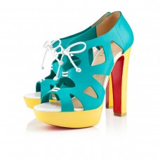 Sandały Christian Louboutin Fossile 140mm Caraibes/Canari