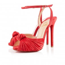 Sandały Christian Louboutin Hot Grey 120mm Rose Paris