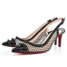 Sandały Christian Louboutin Manovra 80mm czarne Sandały Christian Louboutin Manovra 80mm czarne