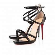Sandały Christian Louboutin Monocronana 120 mm, czarne Sandały Christian Louboutin Monocronana 120 mm, czarne