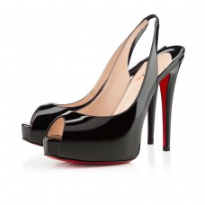 Christian Louboutin Flo 120mm Slingbacks Black Christian Louboutin Flo 120mm Slingbacks Black