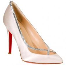 Szpilki Christian Louboutin Super Vic 120 mm białe Szpilki Christian Louboutin Super Vic 120 mm białe