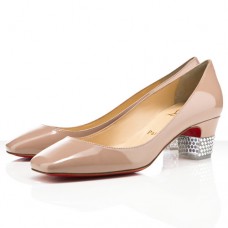 Szpilki Christian Louboutin Gloria 40 mm w kolorze nude