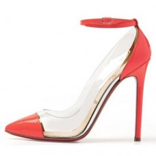 Christian Louboutin Bis Un Bout 120mm Pompy Czerwone