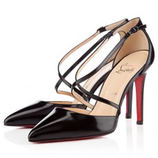 Christian Louboutin Crosspiga 120mm Szpilki Czarne Christian Louboutin Crosspiga 120mm Szpilki Czarne