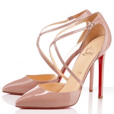 Christian Louboutin Crosspiga 120mm Pompy Nude Christian Louboutin Crosspiga 120mm Pompy Nude