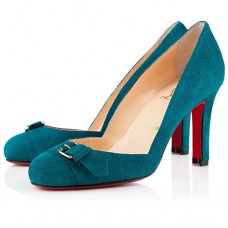 Christian Louboutin Lilibelt 100mm Pompy Peacock Christian Louboutin Lilibelt 100mm Pompy Peacock
