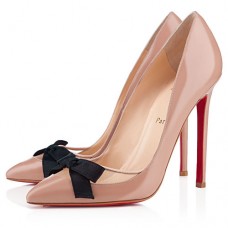 Szpilki Christian Louboutin Love Me 120 mm w kolorze nude