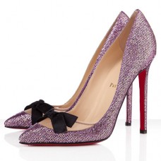 Szpilki Christian Louboutin Love Me 120 mm Purle
