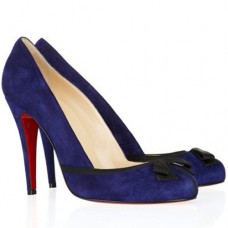 Christian Louboutin Lavalliere 100mm Szpilki Niebieskie Christian Louboutin Lavalliere 100mm Szpilki Niebieskie