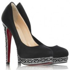 Szpilki Christian Louboutin Eugenie 120 mm czarne