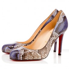 Christian Louboutin Simple 100mm Czółenka Fioletowe