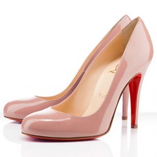 Christian Louboutin Ron Ron 100mm Pompy Nude Christian Louboutin Ron Ron 100mm Pompy Nude