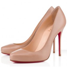 Christian Louboutin Elisa 100mm Pompy Nude Christian Louboutin Elisa 100mm Pompy Nude