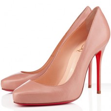 Christian Louboutin Elisa 100mm Pompy Nude Christian Louboutin Elisa 100mm Pompy Nude