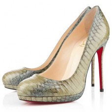 Szpilki Christian Louboutin Filo 120 mm w kolorze zielonym