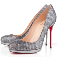 Szpilki Christian Louboutin Filo 120 mm w kolorze srebrnym Szpilki Christian Louboutin Filo 120 mm w kolorze srebrnym