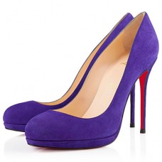 Christian Louboutin Filo 120mm Szpilki Fioletowe
