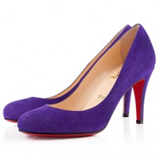 Christian Louboutin Ron Ron 80mm szpilki fioletowe