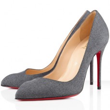 Christian Louboutin Corneille 100mm Szpilki Szare Christian Louboutin Corneille 100mm Szpilki Szare